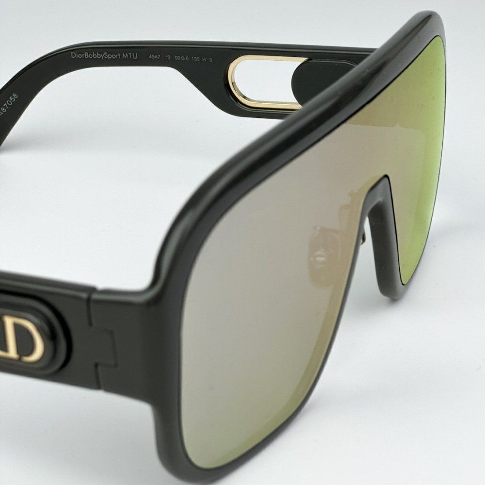 NEW Dior DIORBOBBYSPORT M1U 45A7 Grey Silver Mirror Unisex Mask Sunglasses - Picture 11 of 12